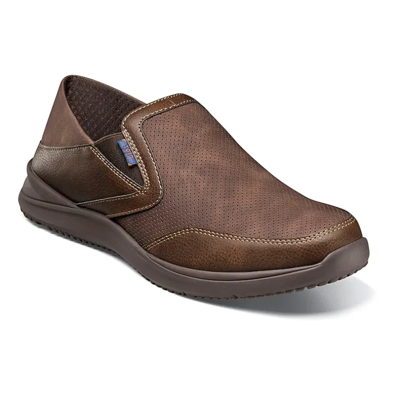 Nunn Bush Conway Mens Moc Closed Toe Slip-On Shoe
