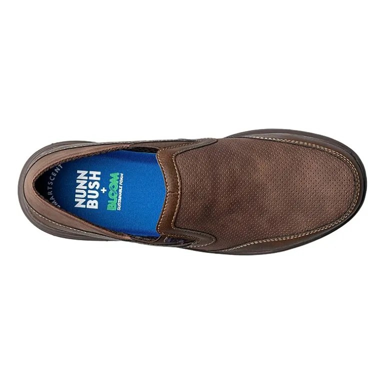 Nunn Bush Conway Mens Moc Closed Toe Slip-On Shoe