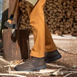 Nunn Bush Mens Excavate Plain Flat Heel Lace Up Boots