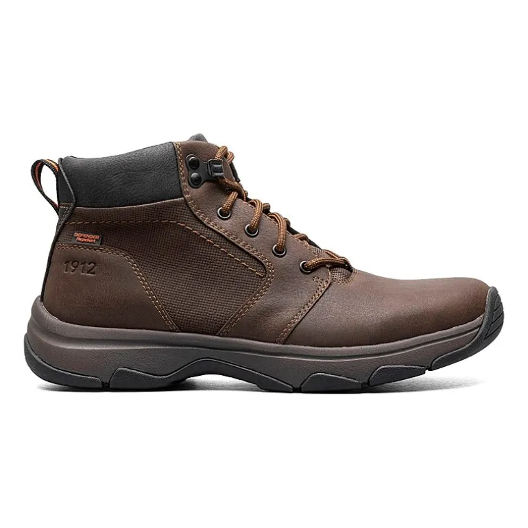 Nunn Bush Mens Excavate Plain Flat Heel Lace Up Boots