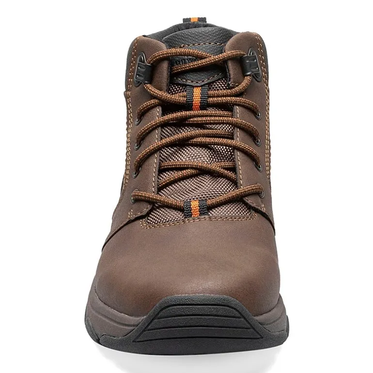 Nunn Bush Mens Excavate Plain Flat Heel Lace Up Boots