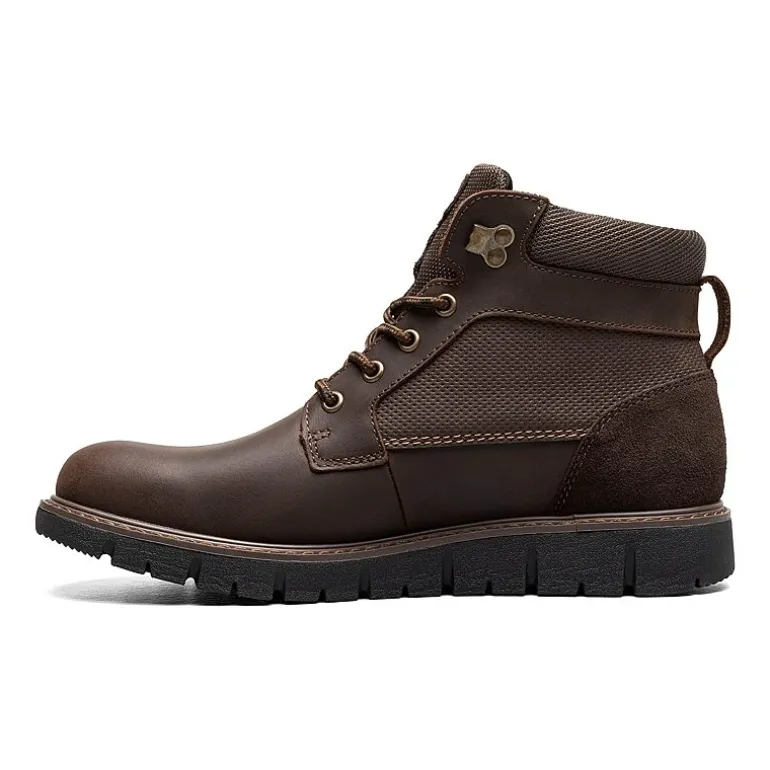 Nunn Bush Mens Karnak Plain Flat Heel Lace Up Boots