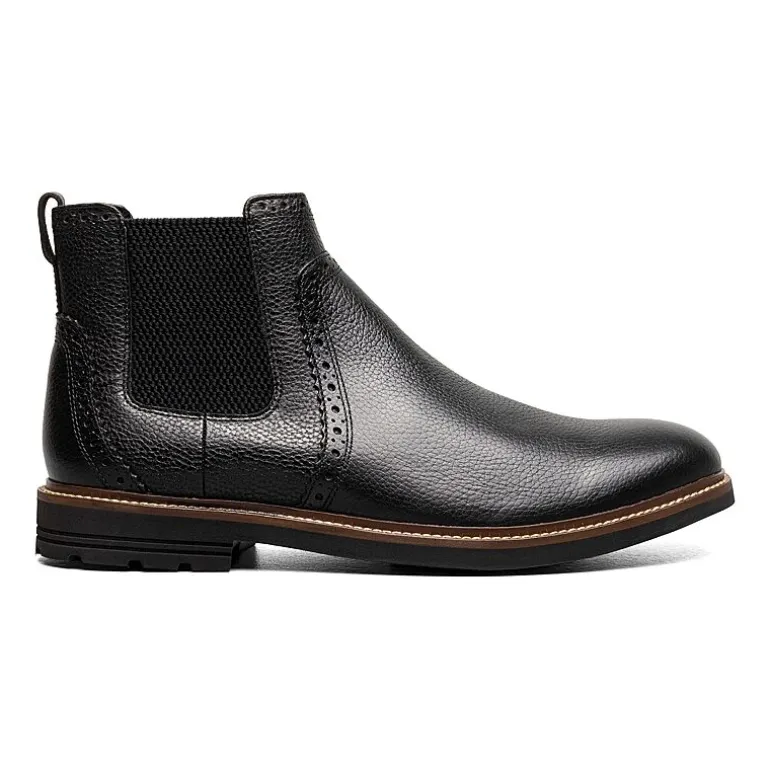 Nunn Bush Mens Otis Ii Plain Flat Heel Chelsea Boots
