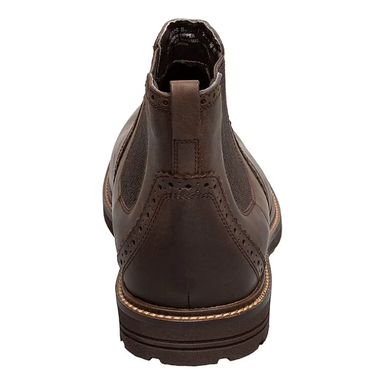 Nunn Bush Mens Otis Ii Plain Flat Heel Chelsea Boots