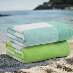 Oceanfront Resort Cabana Stripe Jacquard 2-pc. Beach Towel