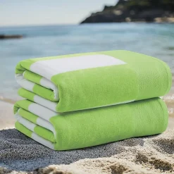 Oceanfront Resort Cabana Stripe Jacquard 2-pc. Beach Towel