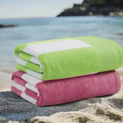 Oceanfront Resort Cabana Stripe Jacquard 2-pc. Beach Towel