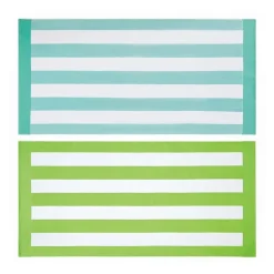 Oceanfront Resort Cabana Stripe Jacquard 2-pc. Beach Towel