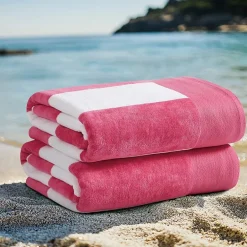 Oceanfront Resort Cabana Stripe Jacquard 2-pc. Beach Towel
