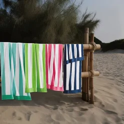 Oceanfront Resort Cabana Stripe Jacquard 2-pc. Beach Towel