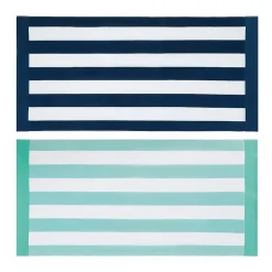 Oceanfront Resort Cabana Stripe Jacquard 2-pc. Beach Towel