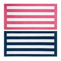 Oceanfront Resort Cabana Stripe Jacquard 2-pc. Beach Towel