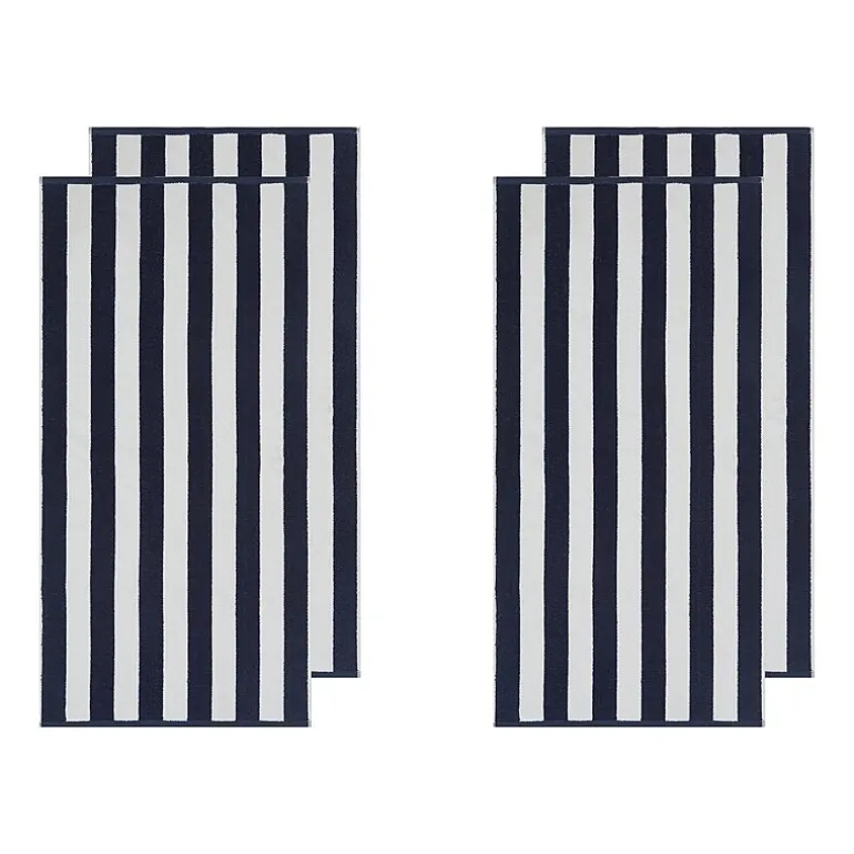 Oceanfront Resort Classic Cabana Stripe 4-pc. Beach Towel