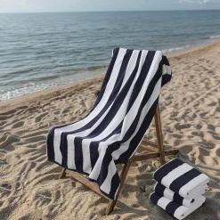 Oceanfront Resort Classic Cabana Stripe 4-pc. Beach Towel