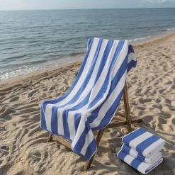 Oceanfront Resort Classic Cabana Stripe 4-pc. Beach Towel