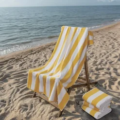 Oceanfront Resort Classic Cabana Stripe 4-pc. Beach Towel
