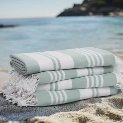 Oceanfront Resort Salty Stripe Turkish Sand Free 4-pc. Beach Towel