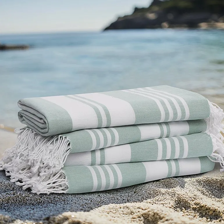 Oceanfront Resort Salty Stripe Turkish Sand Free 4-pc. Beach Towel
