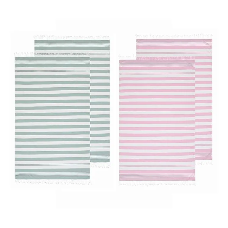 Oceanfront Resort Salty Stripe Turkish Sand Free 4-pc. Beach Towel