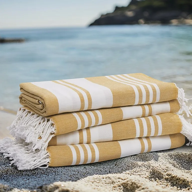 Oceanfront Resort Salty Stripe Turkish Sand Free 4-pc. Beach Towel