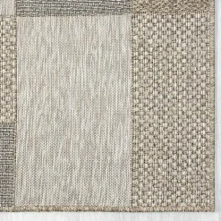 Odette Modern Color-Block Indoor Outdoor Rectangular Area Rug