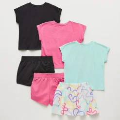 Okie Dokie Active Toddler & Little Girls 6-pc. Short Set