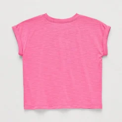 Okie Dokie Active Toddler & Little Girls Round Neck Short Sleeve Regular Fit Graphic T-Shirt