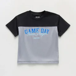 Okie Dokie Active Toddler & Little Boys Crew Neck Short Sleeve Regular Fit Graphic T-Shirt