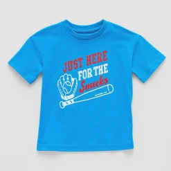 Okie Dokie Active Toddler & Little Boys Crew Neck Short Sleeve Regular Fit Graphic T-Shirt