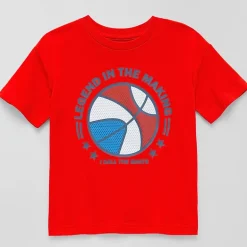 Okie Dokie Active Toddler & Little Boys Crew Neck Short Sleeve Regular Fit Graphic T-Shirt