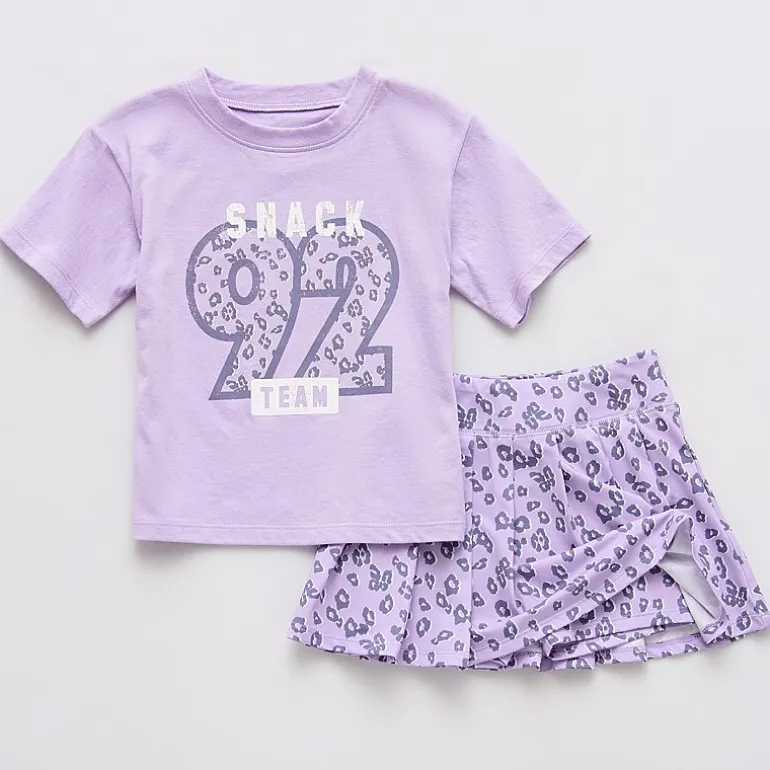 Okie Dokie Active Toddler & Little Girls 2-pc. Skort Set