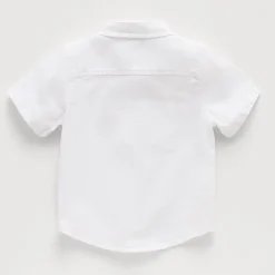 Okie Dokie Adaptive Toddler Boys Easy-on + Easy-off Short Sleeve Regular Fit Button-Down Shirt