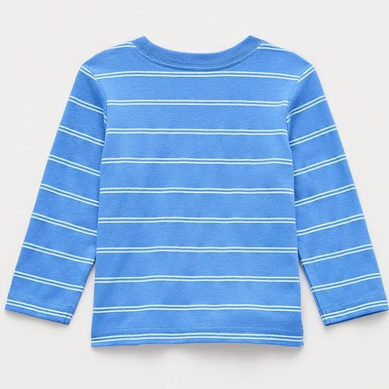 Okie Dokie Baby Boys Crew Neck Long Sleeve T-Shirt
