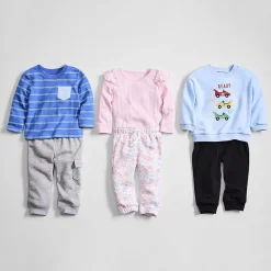 Okie Dokie Baby Boys Crew Neck Long Sleeve T-Shirt