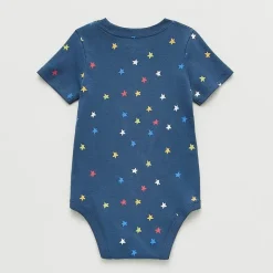 Okie Dokie Baby Boys Crew Neck Short Sleeve Bodysuit