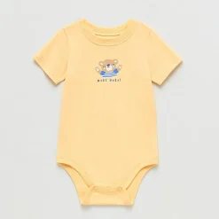 Okie Dokie Baby Boys Crew Neck Short Sleeve Bodysuit