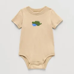 Okie Dokie Baby Boys Crew Neck Short Sleeve Bodysuit