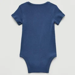 Okie Dokie Baby Boys Crew Neck Short Sleeve Rib Bodysuit