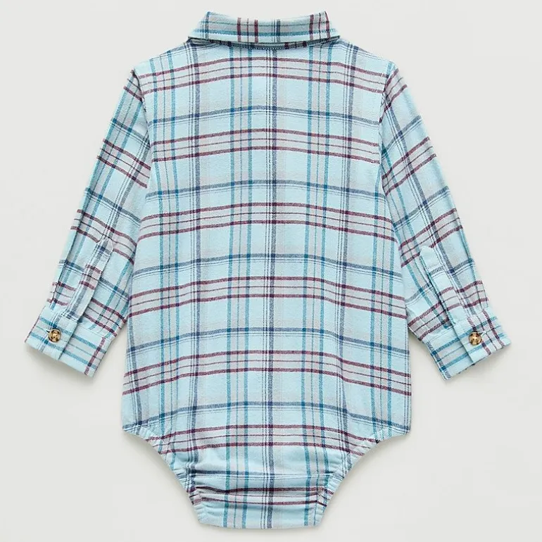 Okie Dokie Baby Boys Long Sleeve Bodysuit