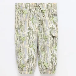 Okie Dokie Baby Boys Mid Rise Cuffed Cargo Pant