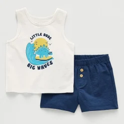 Okie Dokie Baby Boys 2-pc. Short Set