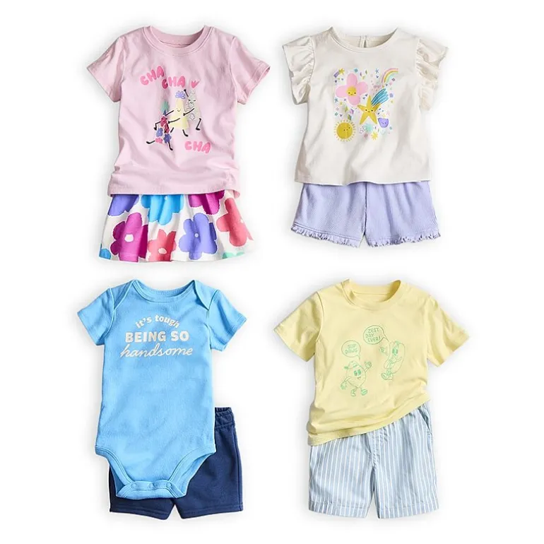 Okie Dokie Baby Boys Pull-On Short