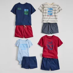 Okie Dokie Baby Boys Pull-On Short