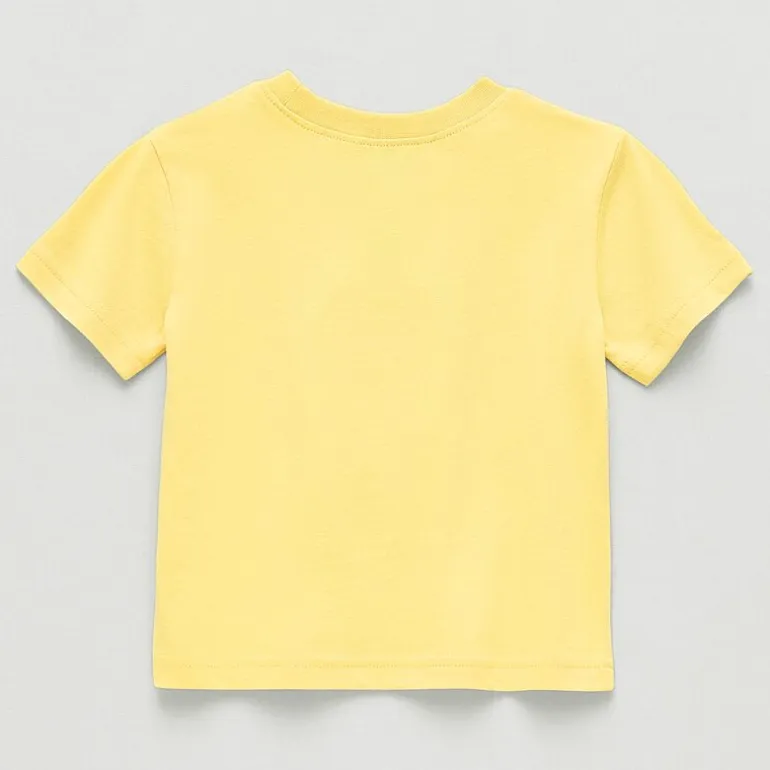 Okie Dokie Baby Boys Round Neck Short Sleeve Regular Fit Graphic T-Shirt