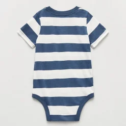 Okie Dokie Baby Boys Round Neck Short Sleeve Bodysuit