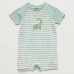 Okie Dokie Baby Boys Short Sleeve Romper