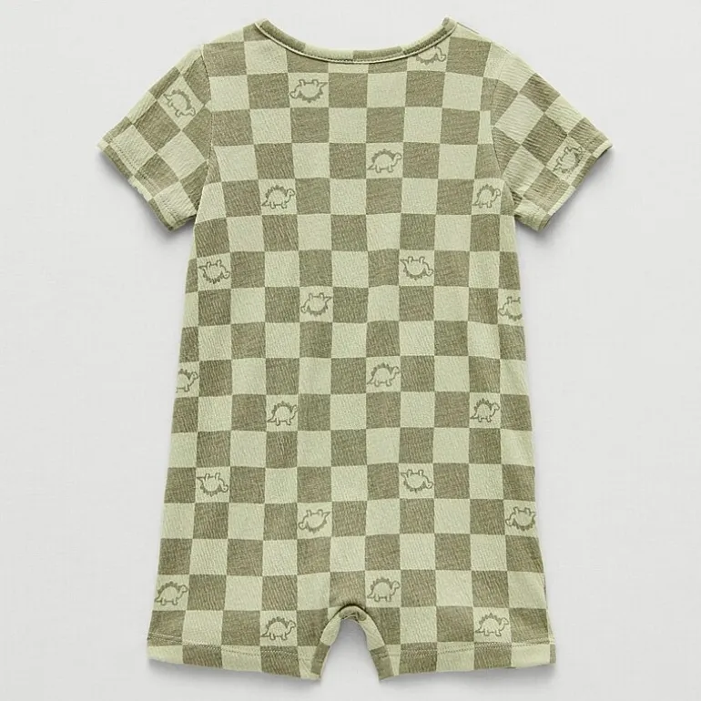 Okie Dokie Baby Boys Short Sleeve Romper
