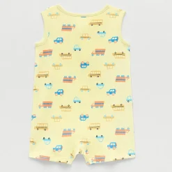 Okie Dokie Baby Boys Sleeveless Romper
