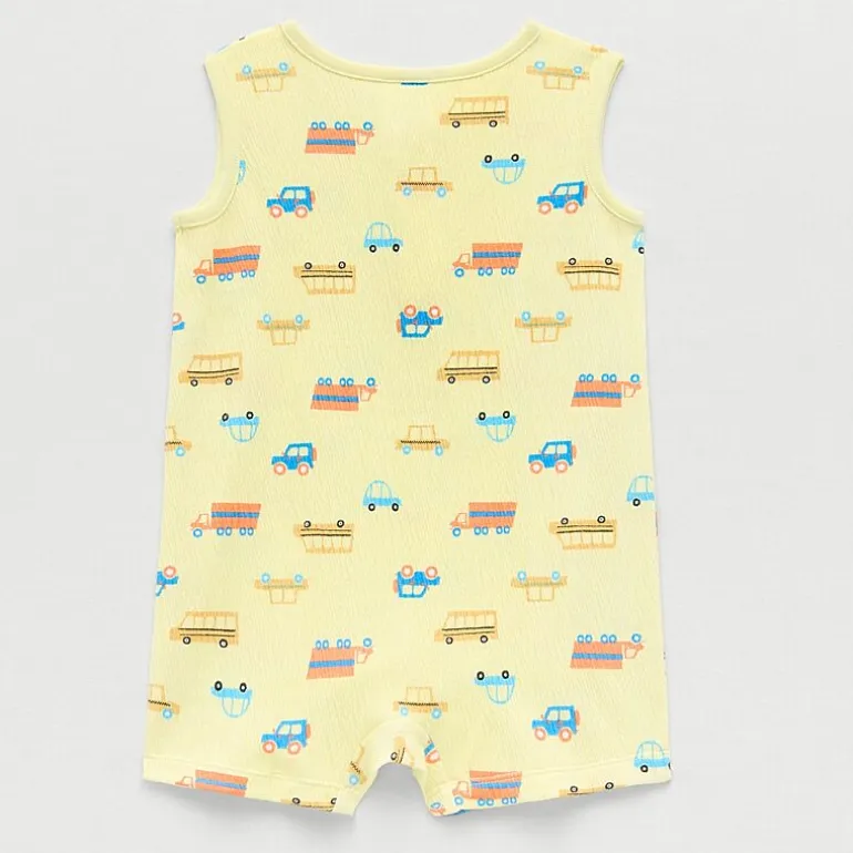 Okie Dokie Baby Boys Sleeveless Romper