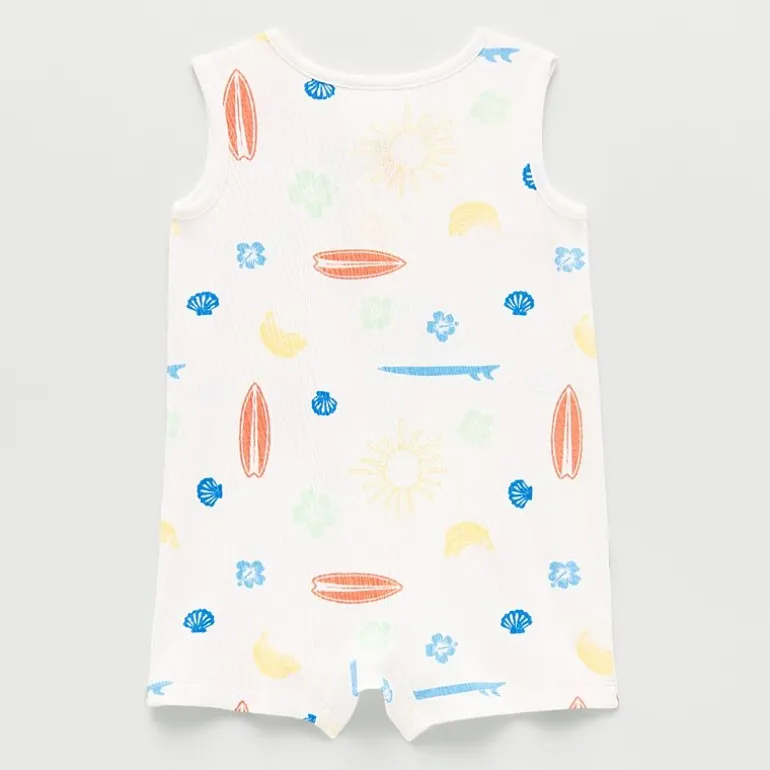 Okie Dokie Baby Boys Sleeveless Romper